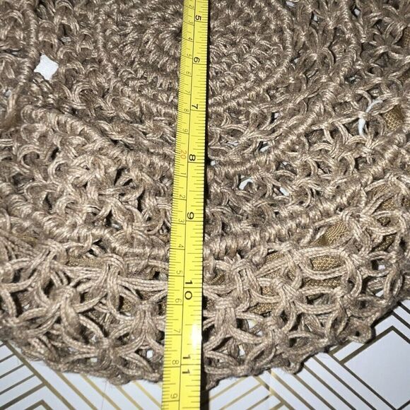 Woven Straw‎ Bag Braided Jute Shoulder Handbag - Picture 9 of 11